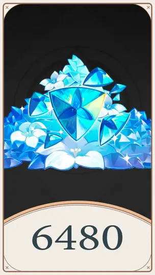 6480 кристаллов